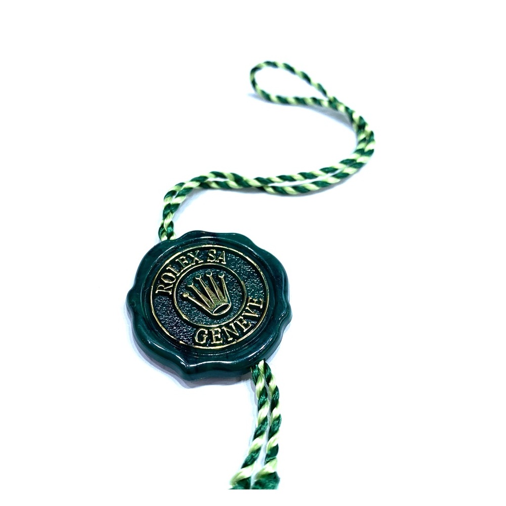 Original Green Rolex Certified Hang Tag
